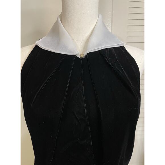 Vintage Elegant Made in the USA Union Tag Anne Klein II Velvet Vest/Top Size 12